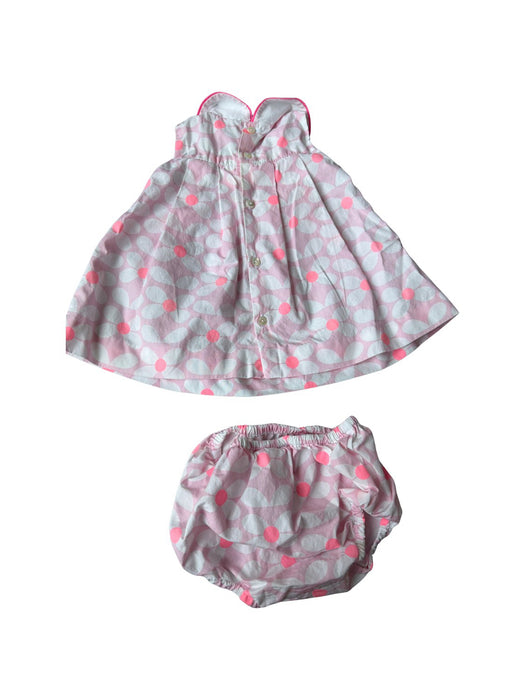A Pink Dress Sets from Jacadi in size 0-3M for girl. (Back View)