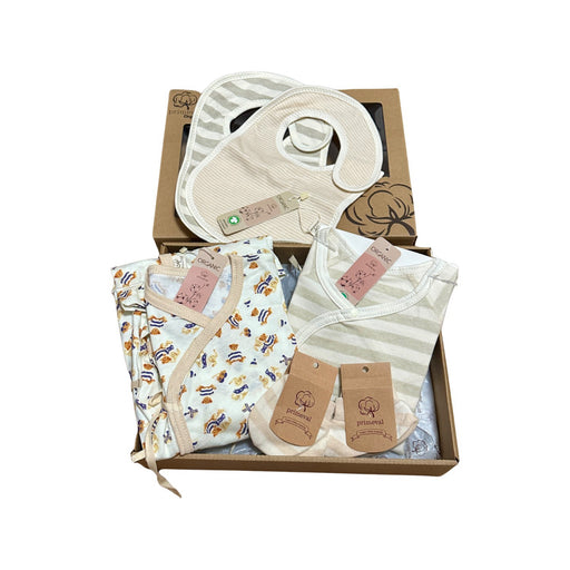 A Beige Gift Sets from Primeval in size 3-6M for neutral. (Front View)