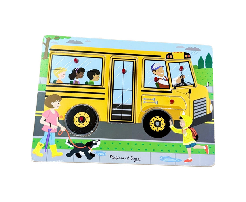 A Yellow Board Games & Puzzles from Melissa & Doug in size O/S for neutral. (Back View)