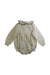 A White Long Sleeve Bodysuits from Petite Lucette in size 3T for girl. (Back View)