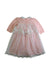 A Pink Sleeveless Dresses from Momonittu in size 0-3M for girl. (Back View)