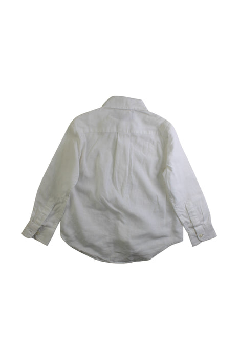 A White Long Sleeve Shirts from Ralph Lauren in size 3T for boy. (Back View)