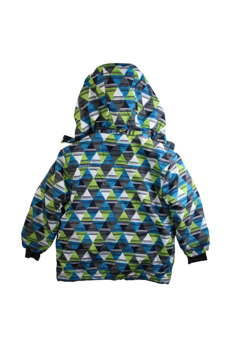 A Multicolour Ski Jackets from Orchestra in size 4T for boy. (Back View)