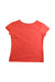A Red Short Sleeve T Shirts from Momonittu in size 8Y for girl. (Back View)
