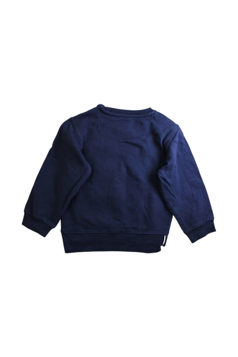A Navy Crewneck Sweatshirts from Mothercare in size 4T for boy. (Back View)