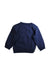 A Navy Crewneck Sweatshirts from Mothercare in size 4T for boy. (Back View)