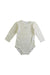 A White Long Sleeve Bodysuits from Chicco in size 6-12M for boy. (Front View)