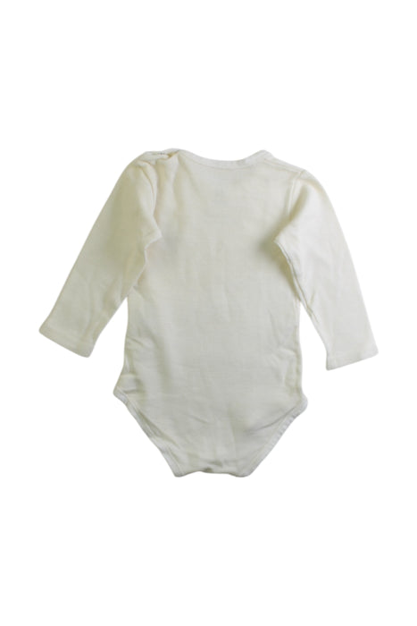 A White Long Sleeve Bodysuits from Chicco in size 6-12M for boy. (Back View)