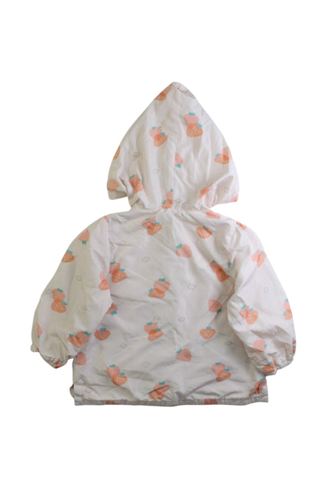 A Multicolour Lightweight Jackets from Dave & Bella in size 0-3M for girl. (Back View)