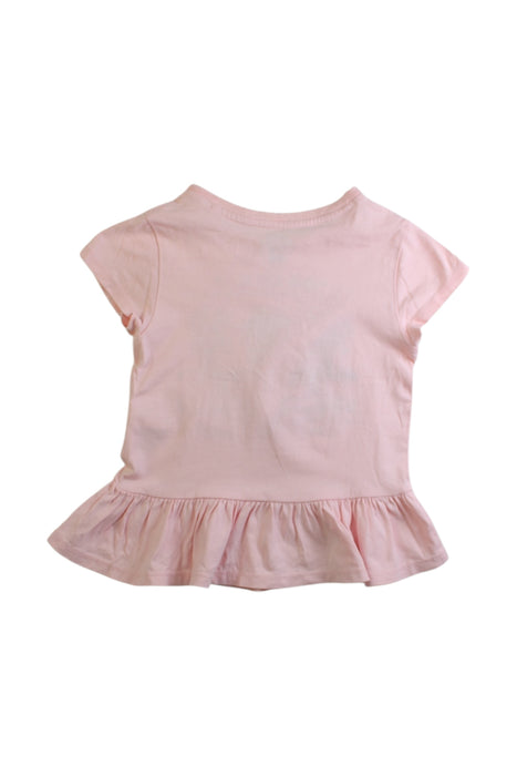 A Pink Short Sleeve Tops from Polo Ralph Lauren in size 3T for girl. (Back View)