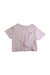 A Pink Short Sleeve Tops from Polo Ralph Lauren in size 4T for girl. (Front View)