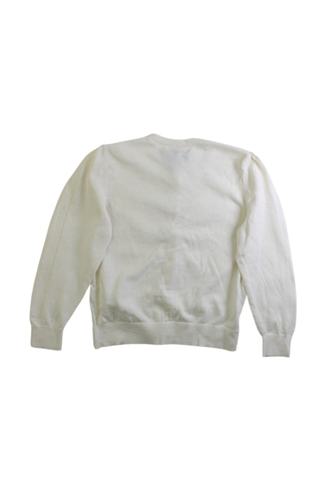 A White Cardigans from Polo Ralph Lauren in size 5T for girl. (Back View)