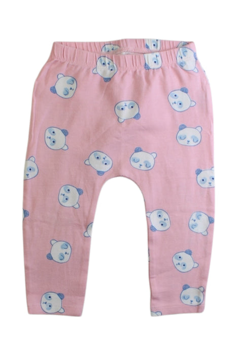 A Pink Casual Pants from Mothercare in size 6-12M for girl. (Front View)