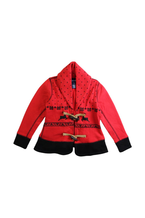 A Red Lightweight Jackets from Ralph Lauren in size 4T for girl. (Front View)