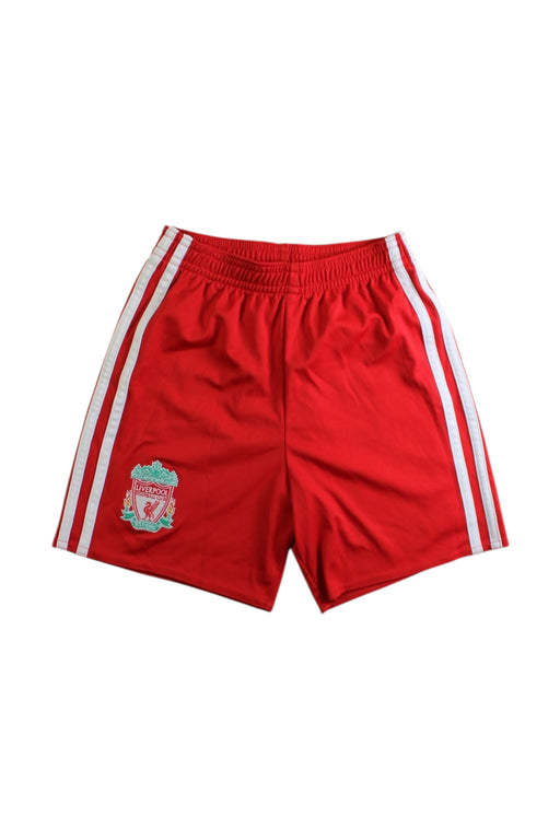 A Red Shorts from Adidas in size 5T for boy. (Front View)