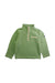 A Green Zippered Sweatshirts from Aigle in size 10Y for boy. (Front View)
