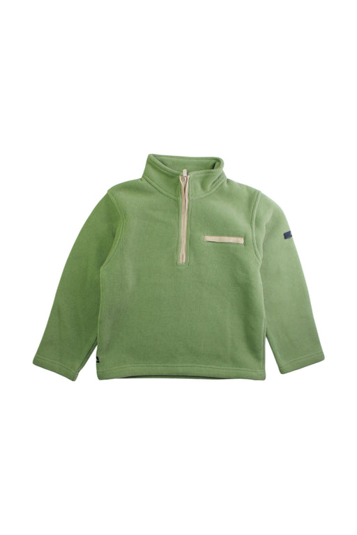 A Green Zippered Sweatshirts from Aigle in size 10Y for boy. (Front View)