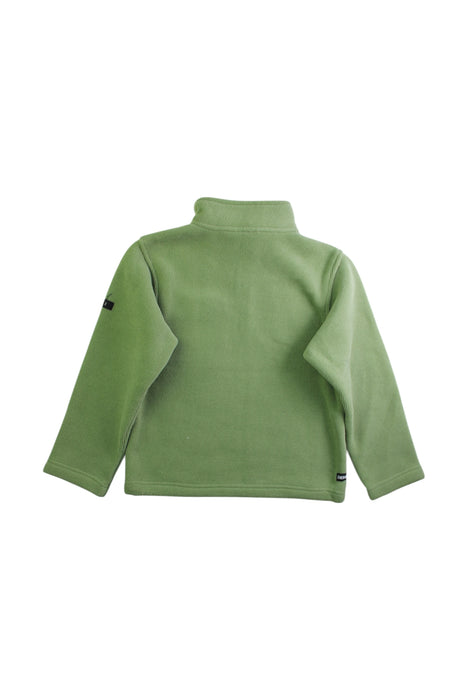 A Green Zippered Sweatshirts from Aigle in size 10Y for boy. (Back View)
