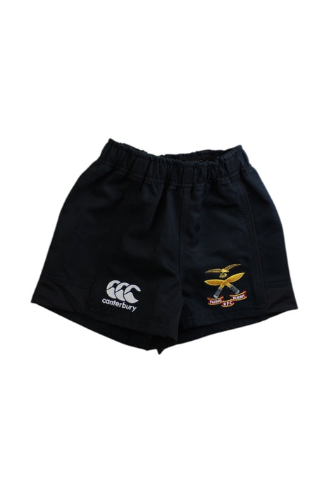 A Black Shorts from Canterbury in size 4T for boy. (Front View)
