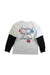 A White Long Sleeve T Shirts from Air Jordan in size 10Y for boy. (Back View)