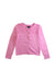 A Pink Cardigans from Tommy Hilfiger in size 6T for girl. (Front View)