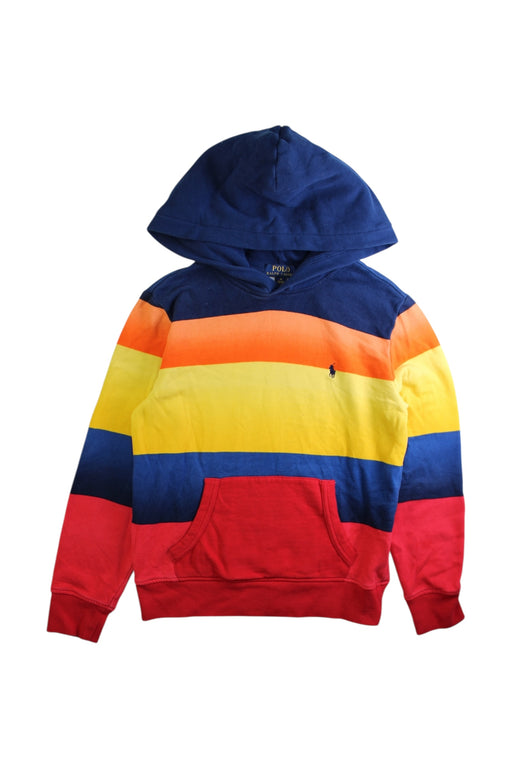 A Multicolour Hooded Sweatshirts from Polo Ralph Lauren in size 10Y for boy. (Front View)