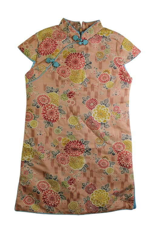 A Multicolour Short Sleeve Dresses from Chouchou Chic in size 7Y for girl. (Front View)