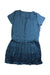 A Blue Sleeveless Dresses from Jigsaw in size 8Y for girl. (Back View)