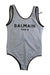 A White Swimsuits from Balmain in size 13Y for girl. (Front View)