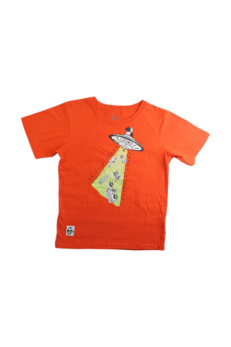 A Orange Short Sleeve T Shirts from CHUMS in size 8Y for boy. (Front View)