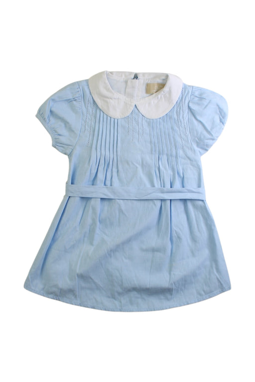 A Blue Short Sleeve Dresses from Chickeeduck in size 18-24M for girl. (Front View)