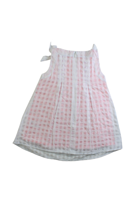A Pink Sleeveless Dresses from Chickeeduck in size 18-24M for girl. (Back View)