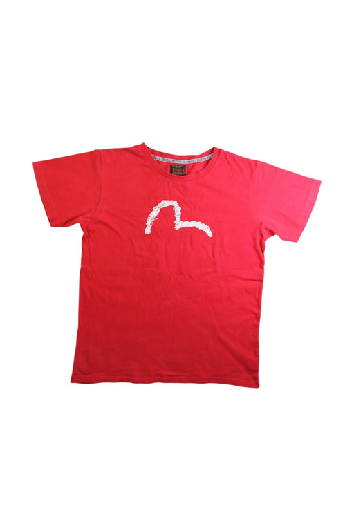 A Red Short Sleeve T Shirts from Evisu in size 13Y for boy. (Front View)