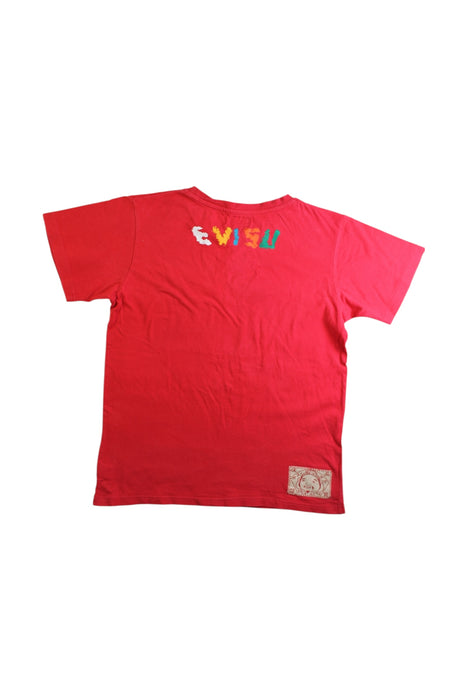 A Red Short Sleeve T Shirts from Evisu in size 13Y for boy. (Back View)