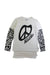 A White Long Sleeve T Shirts from Moschino in size 12Y for girl. (Front View)