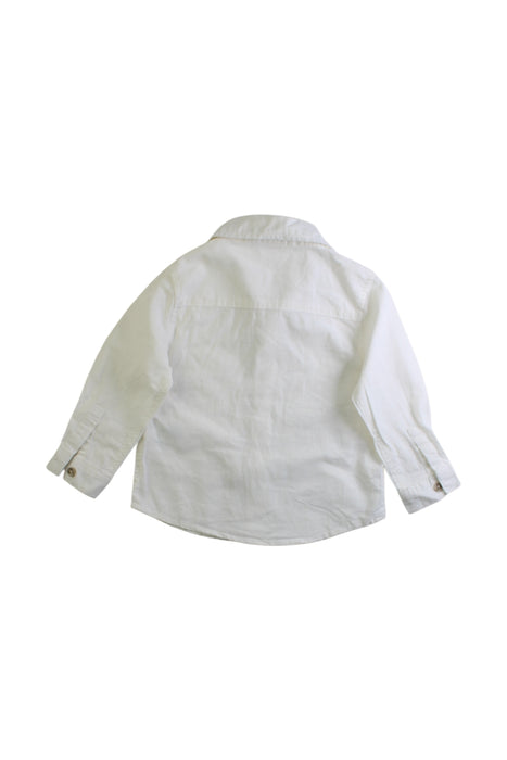 A White Long Sleeve Shirts from Seed in size 12-18M for boy. (Back View)