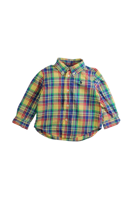 A Multicolour Long Sleeve Shirts from Ralph Lauren in size 12-18M for boy. (Front View)