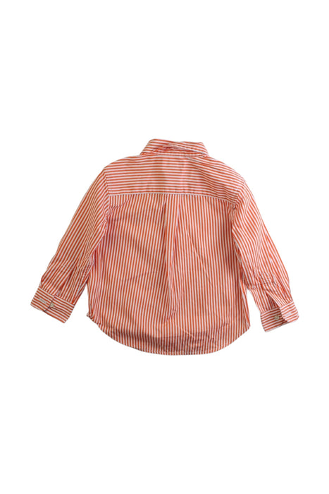 A Orange Long Sleeve Shirts from Ralph Lauren in size 12-18M for boy. (Back View)