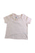 A Pink Short Sleeve Tops from Petit Bateau in size 12-18M for girl. (Front View)