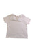 A Pink Short Sleeve Tops from Petit Bateau in size 12-18M for girl. (Back View)