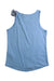 A Blue Sleeveless Tops from Crewcuts in size 6T for girl. (Back View)