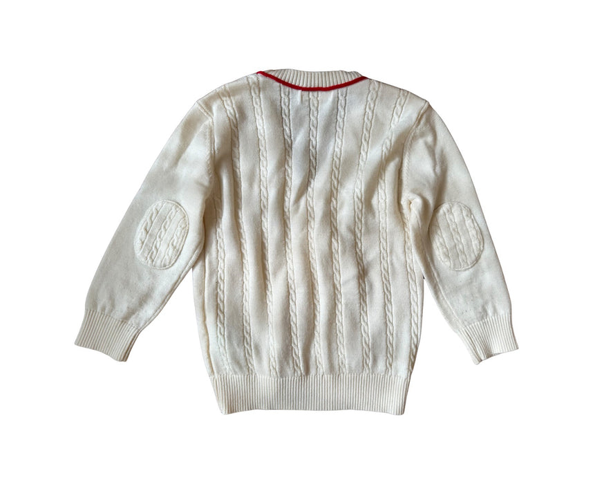 A White Cardigans from Nicholas & Bears in size 3T for neutral. (Back View)