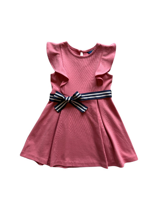 A Pink Sleeveless Dresses from Polo Ralph Lauren in size 3T for girl. (Front View)