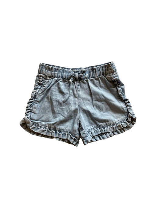 A Blue Shorts from Cherokee in size 3T for girl. (Front View)