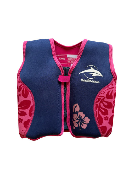 A Pink Floatsuits from Konfidence in size 4T for neutral. (Front View)