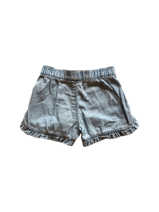 A Blue Shorts from Cherokee in size 3T for girl. (Back View)