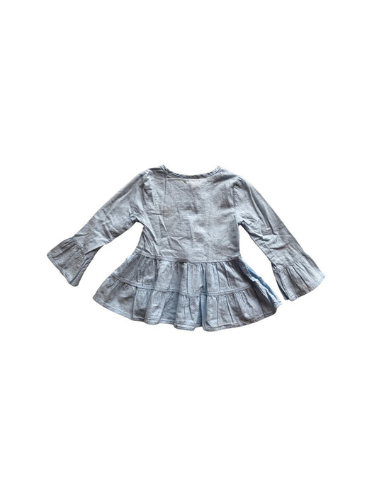 A Blue Long Sleeve Tops from Tommy Hilfiger in size 3T for girl. (Back View)
