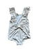 A White Swimsuits from Eberjey in size 4T for girl. (Back View)