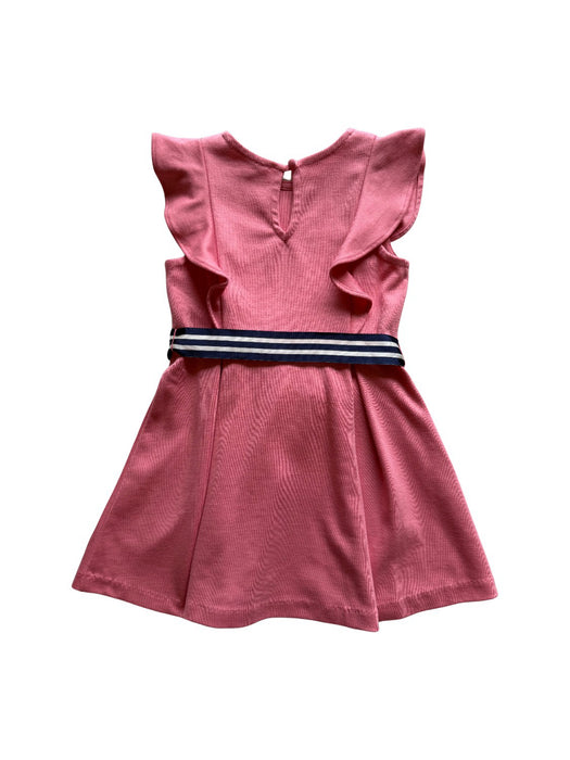 A Pink Sleeveless Dresses from Polo Ralph Lauren in size 3T for girl. (Back View)