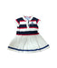 A White Short Sleeve Dresses from Miki House in size 18-24M for girl. (Front View)
